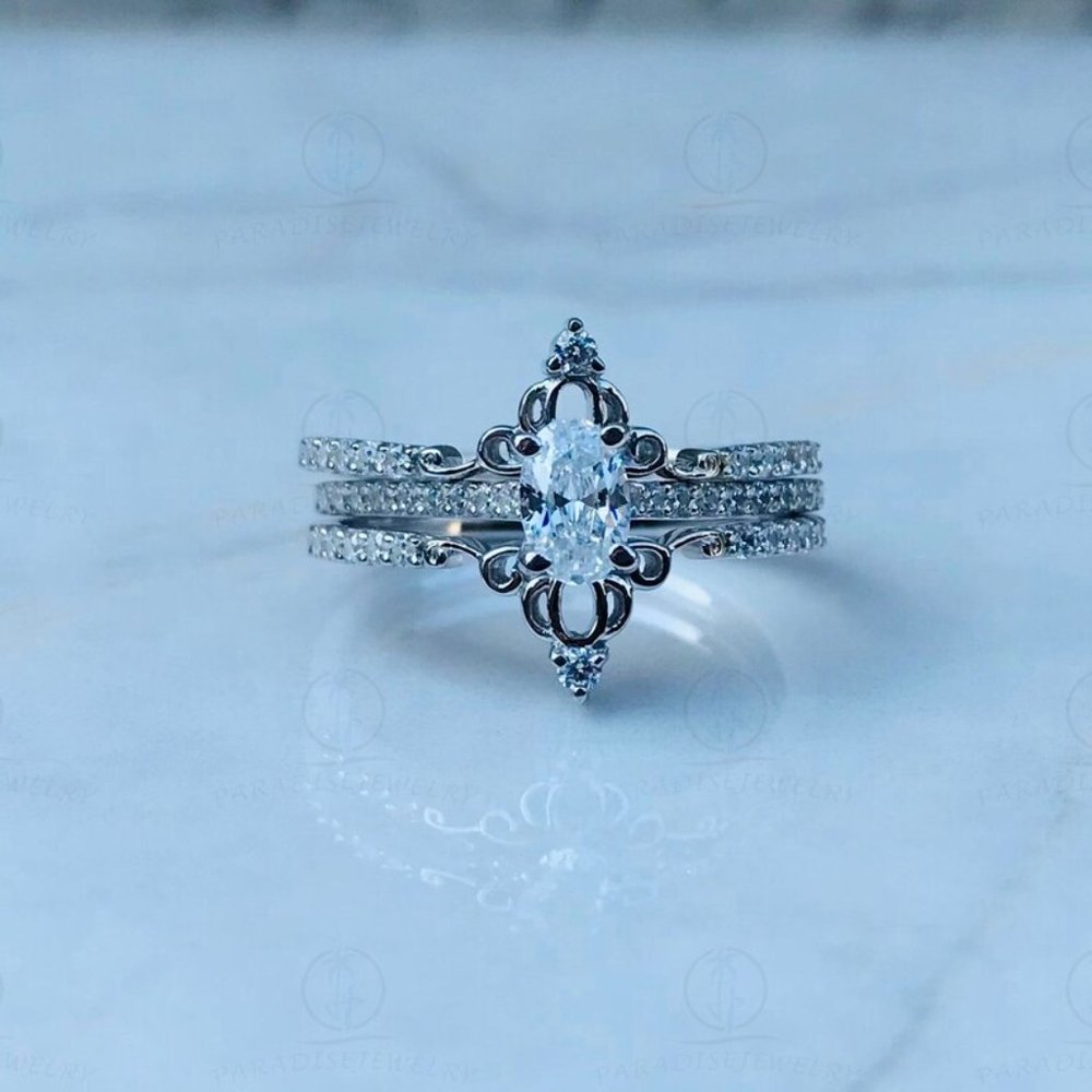 Cinderella Trio Rings - Picture 6 of 8
